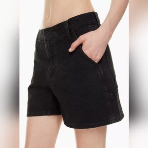 NWT Aritzia Sundeh Demo jean short in limited edition Black Stone